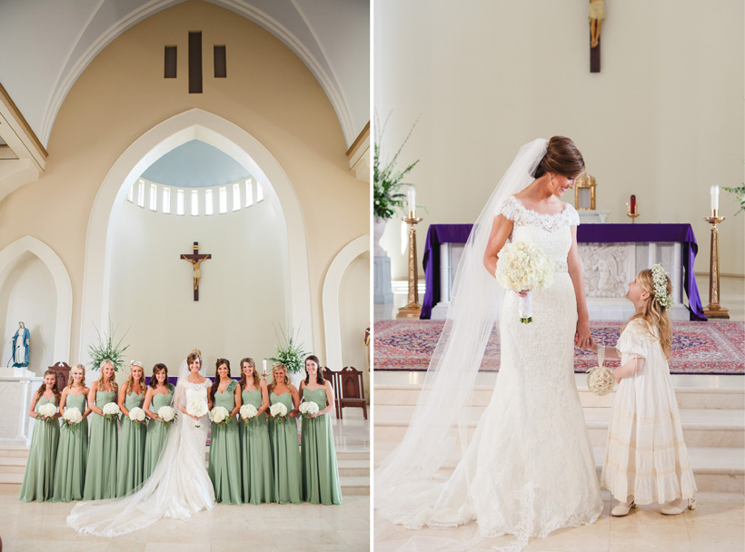 St Marks Catholic Church Wedding in Birmingham Alabama and Greystone Country Club Reception by Rebecca Long Photography24