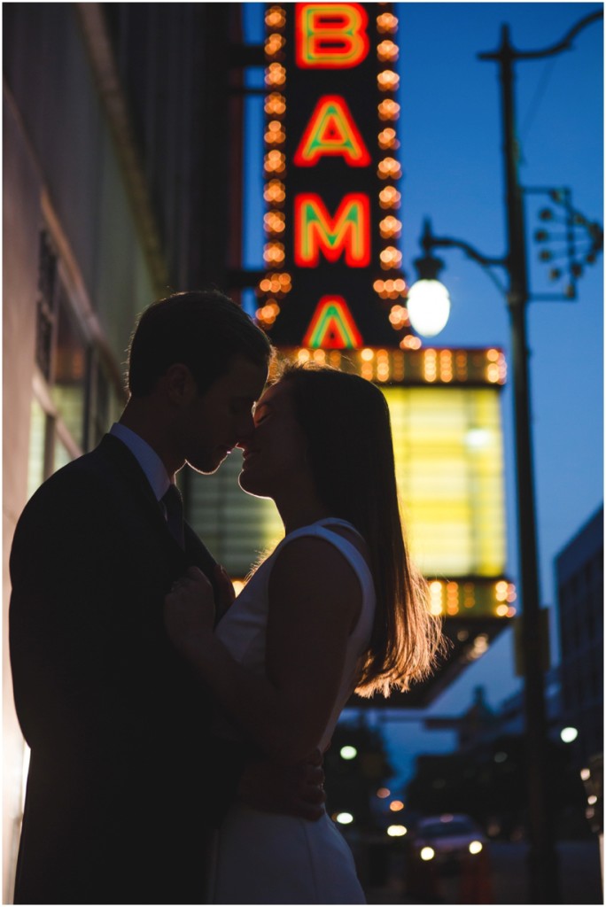 Alabama Theater Engagement Session in Downtown Birmingham Alabama by Rebecca Long Photography_029